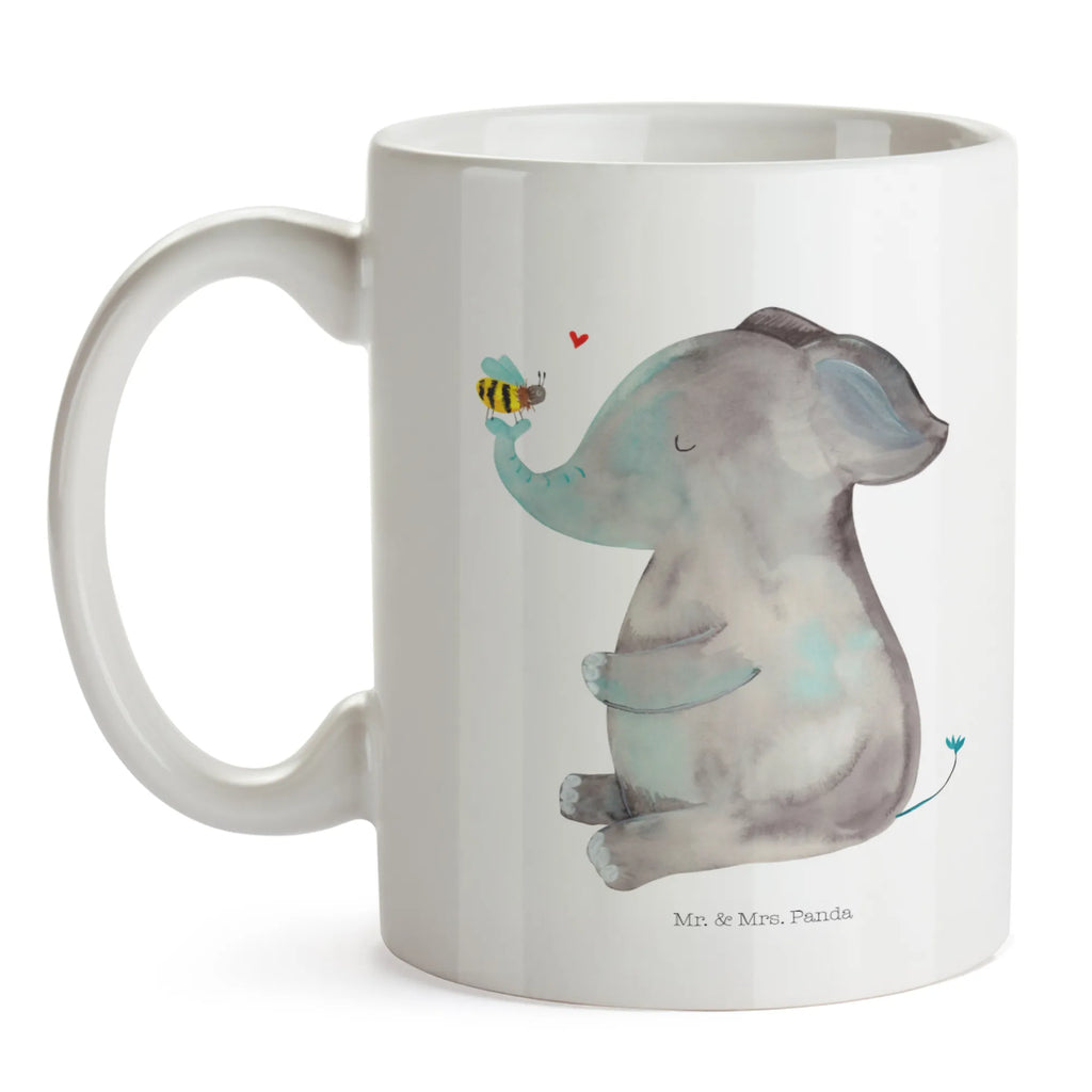Tasse Elefant Biene Porzellantasse, Bürotasse, Keramiktasse, Tasse, Kaffeetasse, Geschenktasse, Tasse mit Zitaten, Teetasse, Tasse mit Motiven, Tiermotive, Gute Laune, lustige Sprüche, Tiere, Jahrestag, Liebesgeschenk, Liebesbeweis, Elefant, Biene, Heiratsantrag, Hochzeitsgeschenk, Liebe, Liebesspruch