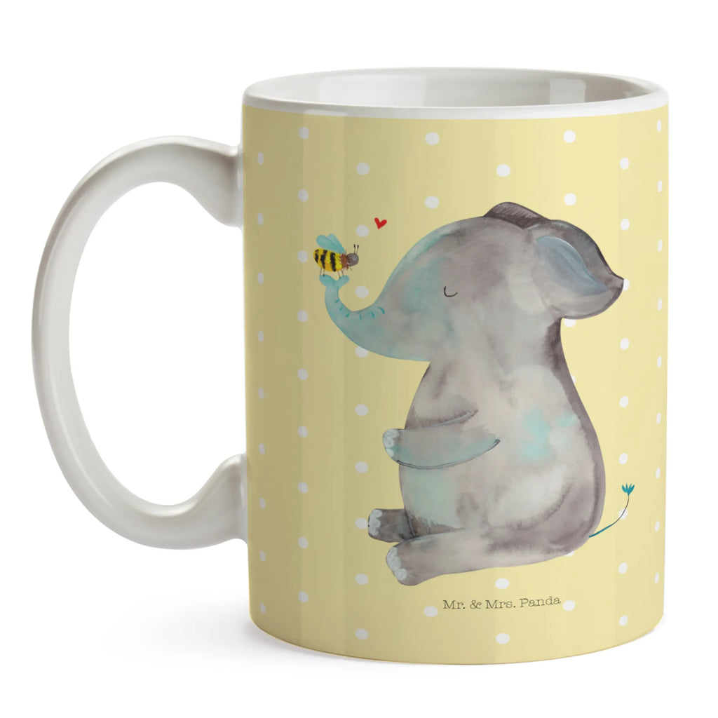 Tasse Elefant Biene Porzellantasse, Bürotasse, Keramiktasse, Tasse, Kaffeetasse, Geschenktasse, Tasse mit Zitaten, Teetasse, Tasse mit Motiven, Tiermotive, Gute Laune, lustige Sprüche, Tiere, Jahrestag, Liebesgeschenk, Liebesbeweis, Elefant, Biene, Heiratsantrag, Hochzeitsgeschenk, Liebe, Liebesspruch