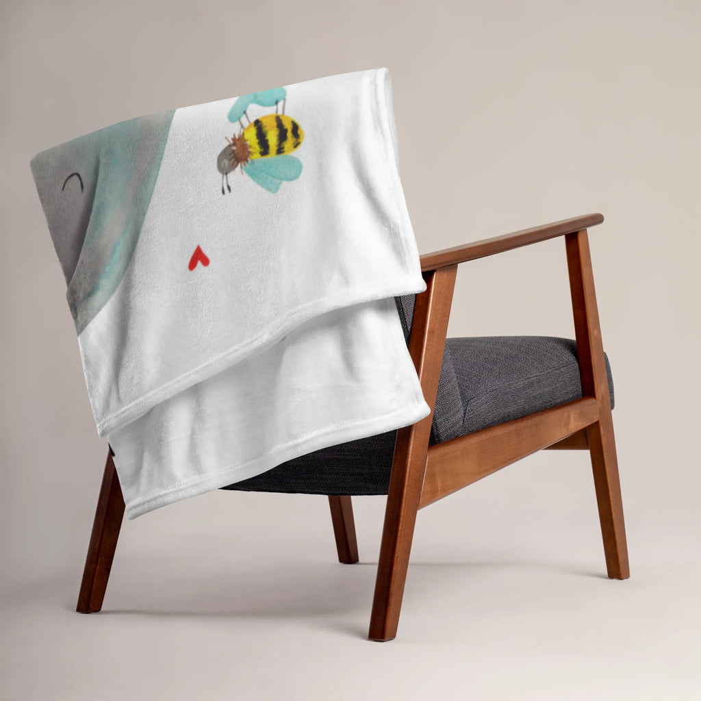 Kocyk dla niemowląt słoń pszczoła Motywy zwierzęce, dobra energia, zabawne powiedzonka, zwierzęta