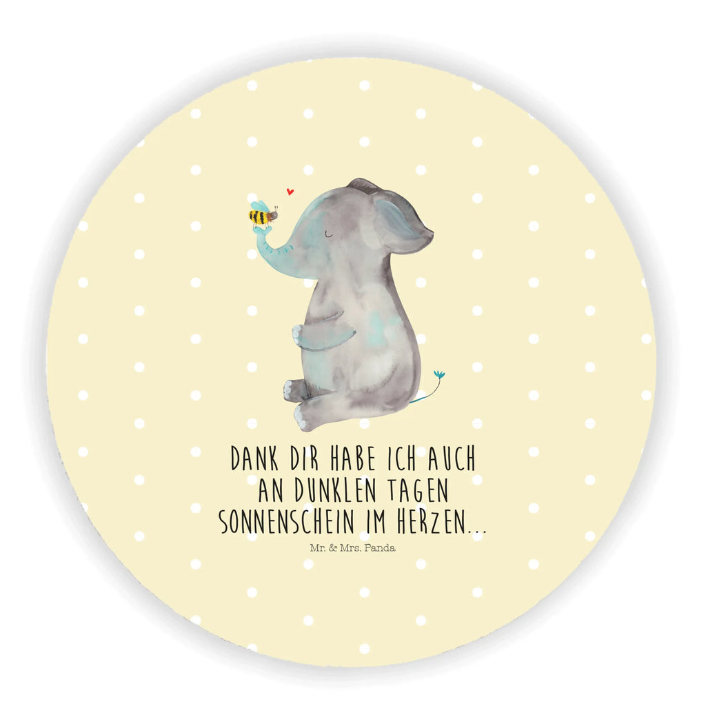 Rund Magnet Elefant & Biene rundmagnet, magnete, Kühlschrankmagnet, kühlschrankmagnete, Tiere, Tiermotive, Gute Laune, Lustige Sprüche, Liebesbeweis, Liebesgeschenk, Jahrestag, Liebesspruch, Hochzeitsgeschenk, Biene, Liebe, Heiratsantrag, Elefant