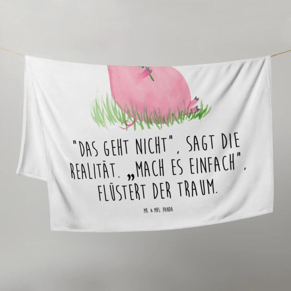 Kocyk dla niemowląt świnia Szczęście Babygeschenk, Babydecke, Geschenk Geburt, Krabbeldecke, Babyecke Kuscheldecke, Tiermotive, Gute Laune, lustige Sprüche, Tiere, Motivation, Sernchen, Sterne, Schweinchen, Glücksschwein. Glück, Schwein, Ziele, Glücksbringer, Träume