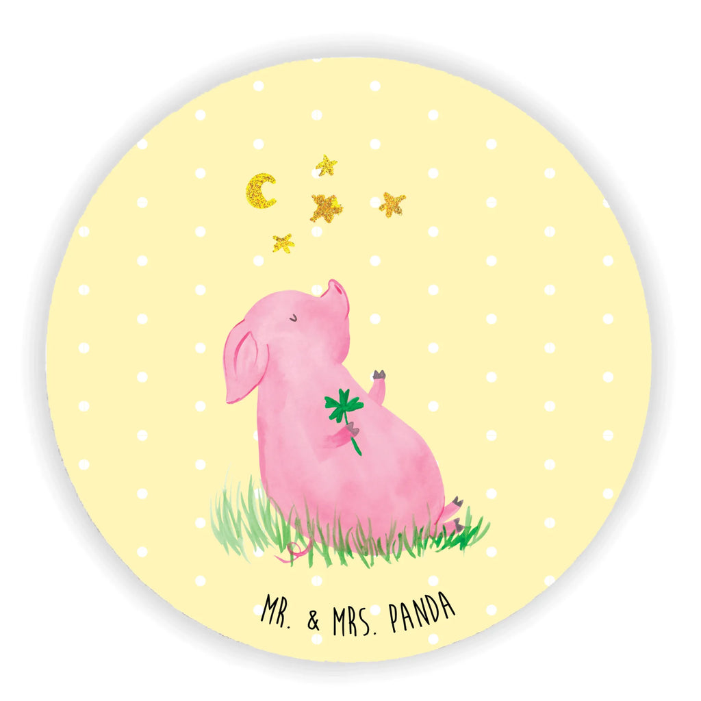 Okrągły magnes świnia Szczęście Kühlschrankmagnet, kühlschrankmagnete, magnete, rundmagnet, Tiere, Tiermotive, Gute Laune, Lustige Sprüche, Ziele, Träume, Schwein, Sernchen, Motivation, Schweinchen, Glücksbringer, Glücksschwein. Glück, Sterne