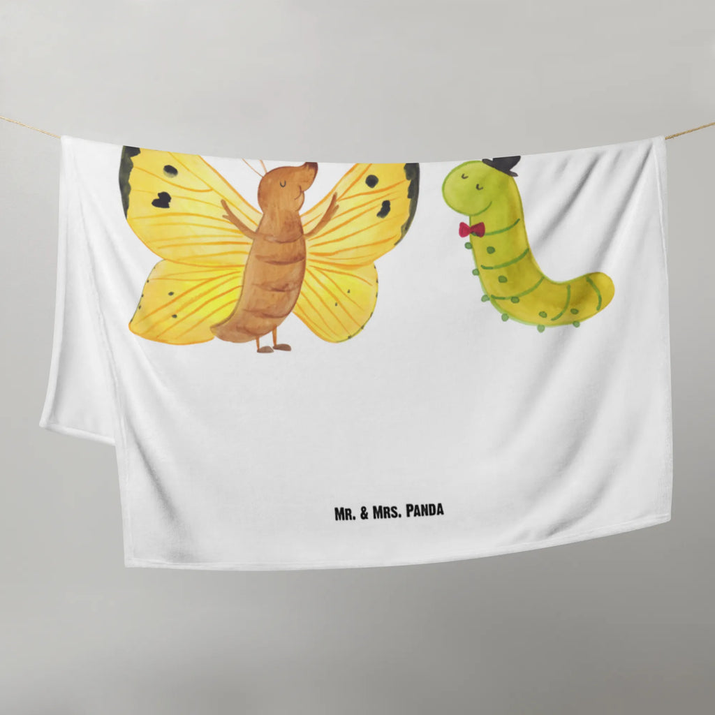 Baby blanket Caterpillar butterfly small animals, cute, funny, cute animal motives, hand drawn, small world, funny sayings, good mood, happy, gifts, gift ideas, special gifts, animal lover, card, development, hat, beauty, growing up, butterfly, Caterpillar, lemon butterfly, cocoon