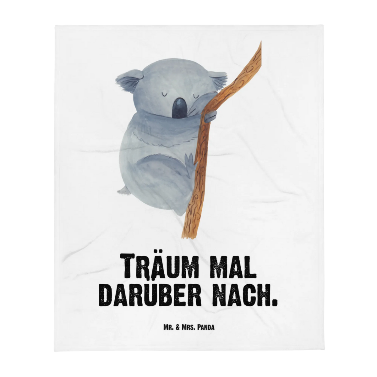 Baby blanket koala small animals, cute, funny, cute animal motives, hand drawn, small world, funny sayings, good mood, happy, gifts, gift ideas, special gifts, animal lover, card, bear, dreamland, sleeping, bedroom, Koala, dream, koala bear