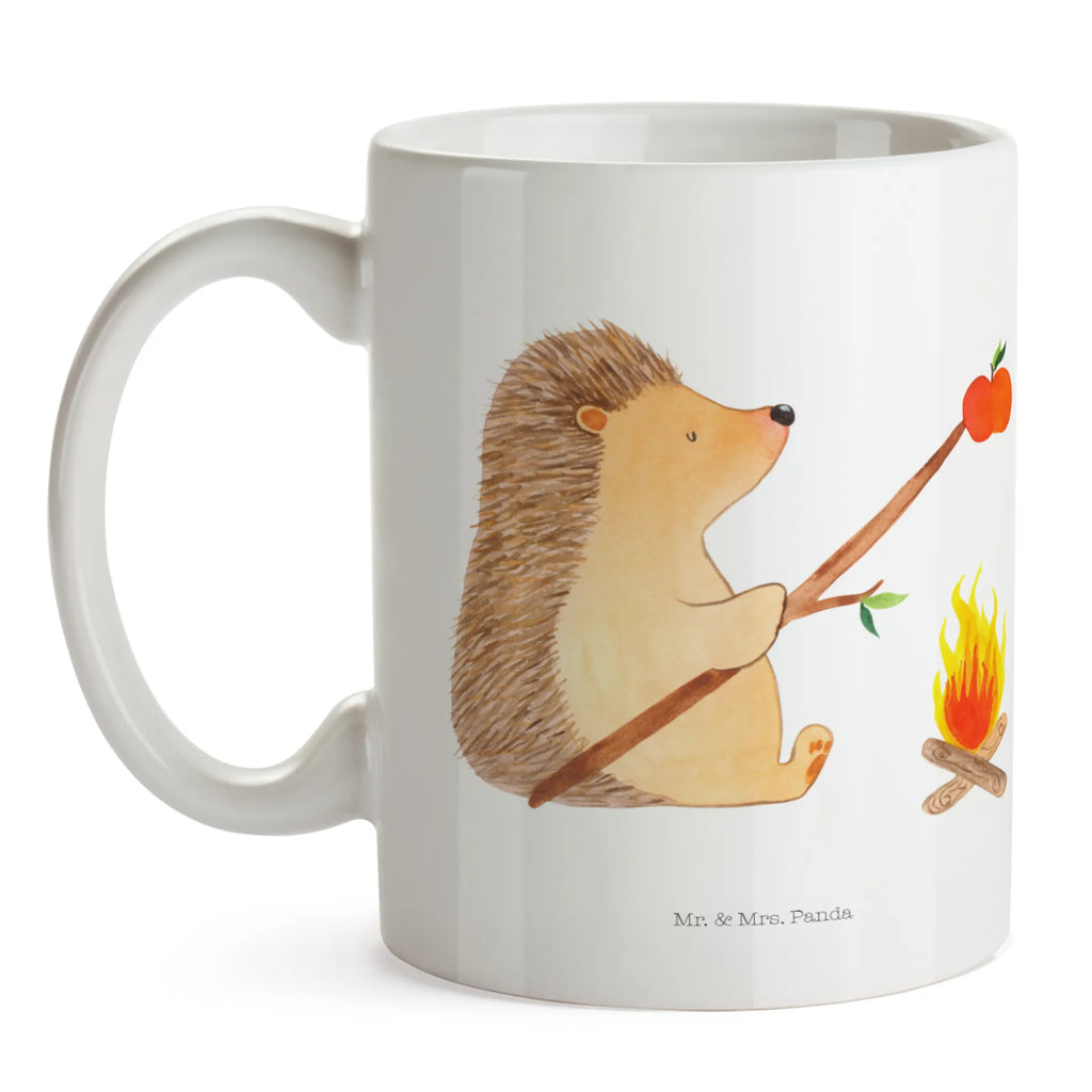 Tasse Igel grillt Tasse mit Motiven, Tasse mit Zitaten, Keramiktasse, Bürotasse, Geschenktasse, Teetasse, Tasse, Kaffeetasse, Porzellantasse, Tiermotive, Gute Laune, lustige Sprüche, Tiere, Ziele, Spruch, arbeitslos, Sinn des Lebens, Igel, Grillen, Motivation