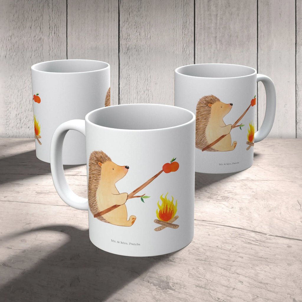 Tasse Igel grillt Tasse mit Motiven, Tasse mit Zitaten, Keramiktasse, Bürotasse, Geschenktasse, Teetasse, Tasse, Kaffeetasse, Porzellantasse, Tiermotive, Gute Laune, lustige Sprüche, Tiere, Ziele, Spruch, arbeitslos, Sinn des Lebens, Igel, Grillen, Motivation