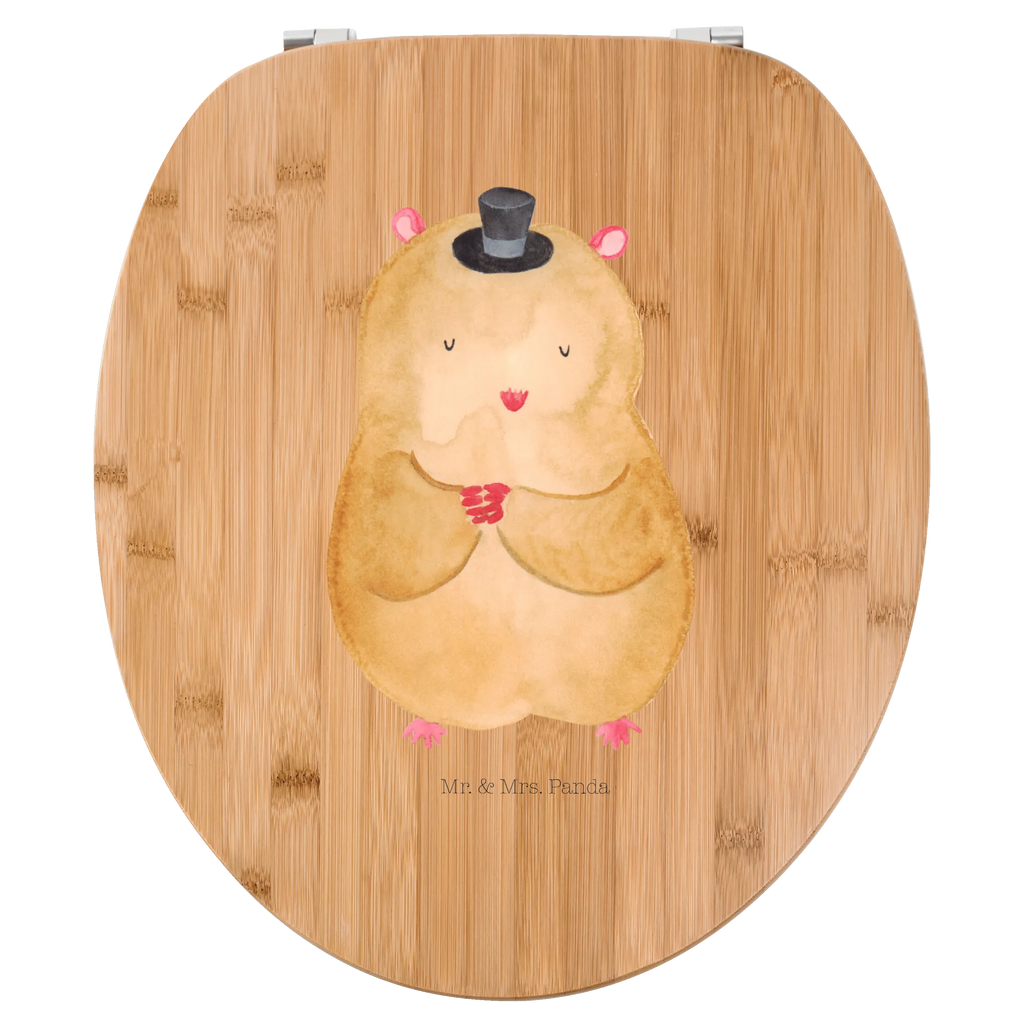 Motiv WC deska sedesowa Chomik kapelusz WC-Sitz, Toilette, Klodeckel, Klobrille, Toilettendeckel, Tiermotive, Gute Laune, lustige Sprüche, Tiere, Hamster, Zauberer, Magier, Zwerghamster, Hut, Zylinder