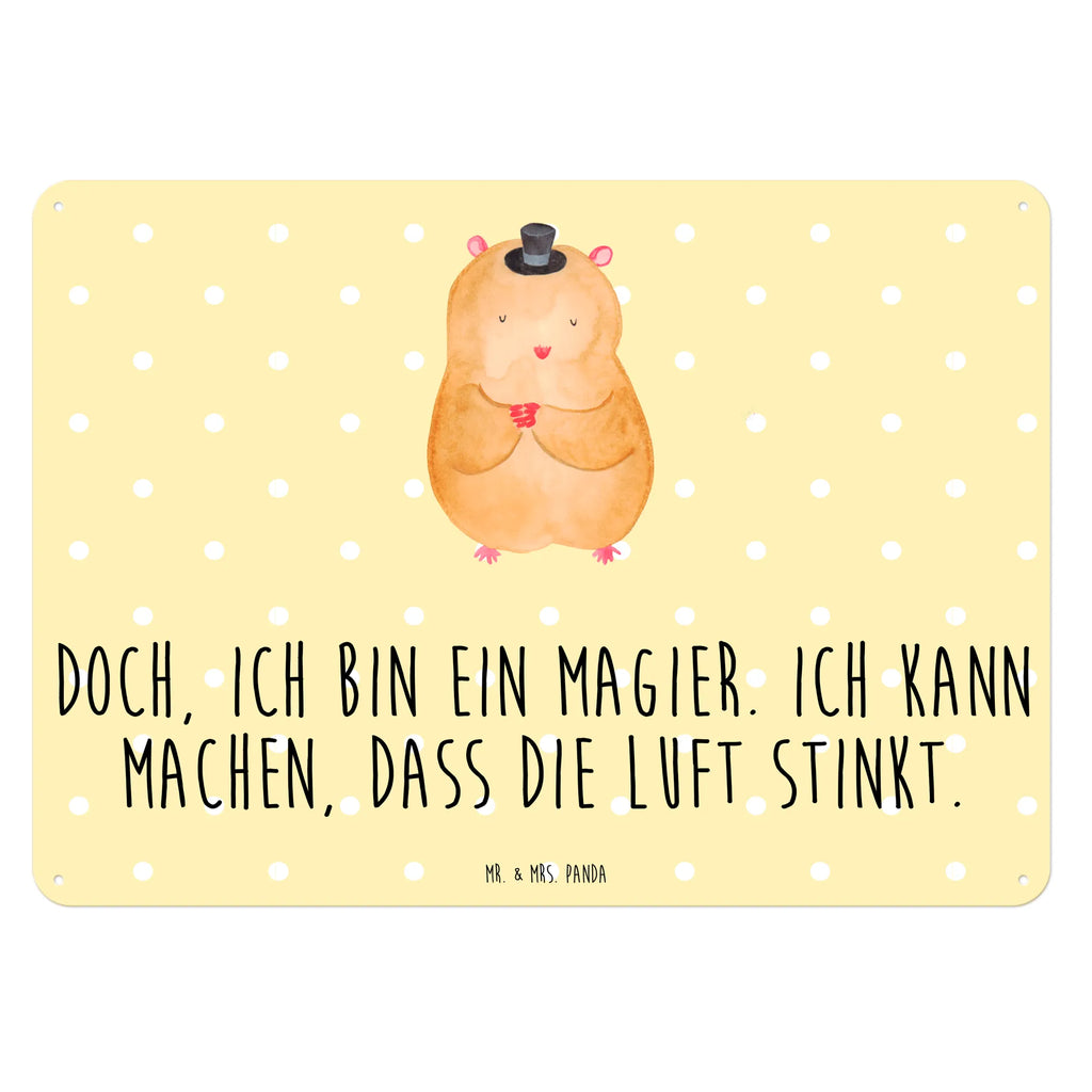 Blechschild Hamster Hut Blechschild Für Männer, Blechschild Groß, Dekoschild Metall, Türschild Metall, Blechschild, Blechschild Zum Aufhängen, Wandschild Metall, Blechschild Für Frauen, Blechschild Büro, Blechschild Küche, Tiere, Tiermotive, Lustige Sprüche, Gute Laune, Hamster, Hut, Zylinder, Zauberer, Zwerghamster, Magier