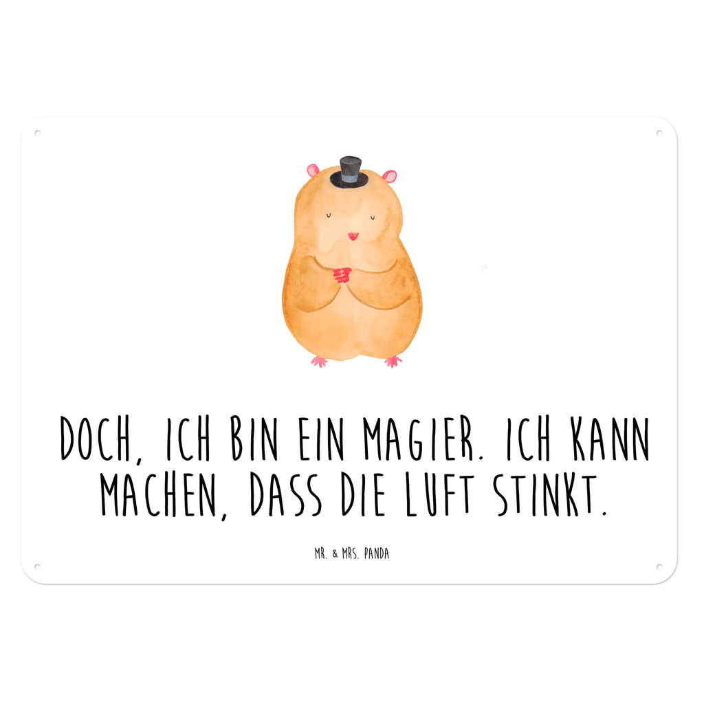 Blechschild Hamster Hut Blechschild Für Männer, Blechschild Groß, Dekoschild Metall, Türschild Metall, Blechschild, Blechschild Zum Aufhängen, Wandschild Metall, Blechschild Für Frauen, Blechschild Büro, Blechschild Küche, Tiere, Tiermotive, Lustige Sprüche, Gute Laune, Hamster, Hut, Zylinder, Zauberer, Zwerghamster, Magier