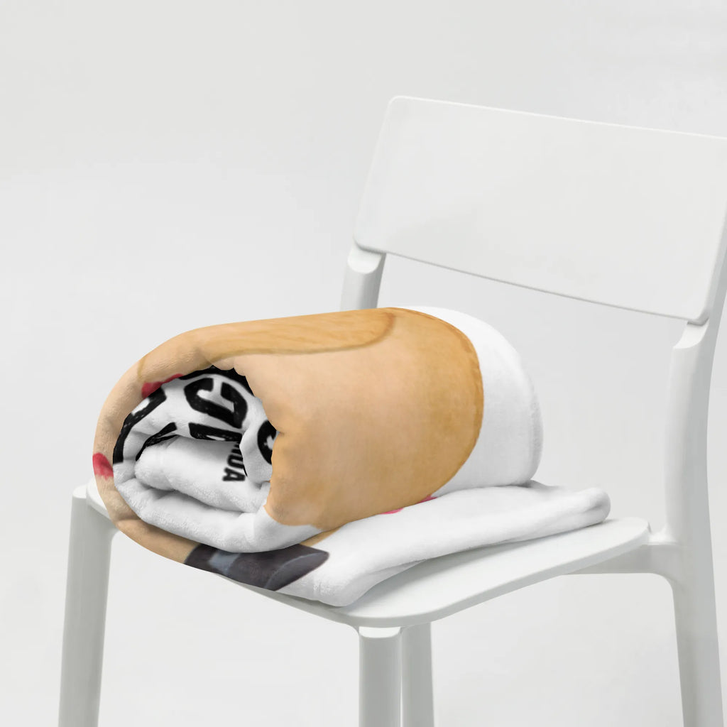 Kocyk dla niemowląt Chomik kapelusz Motywy zwierzęce, dobra energia, zabawne powiedzonka, zwierzęta