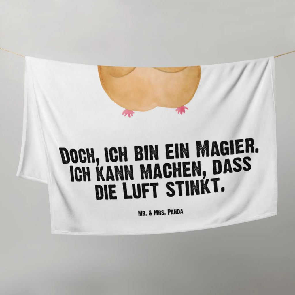 Kocyk dla niemowląt Chomik kapelusz Motywy zwierzęce, dobra energia, zabawne powiedzonka, zwierzęta