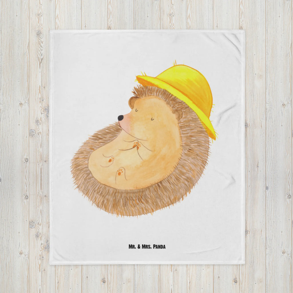 Kocyk dla niemowląt jeż Modlić się Motywy zwierzęce, dobra energia, zabawne powiedzonka, zwierzęta