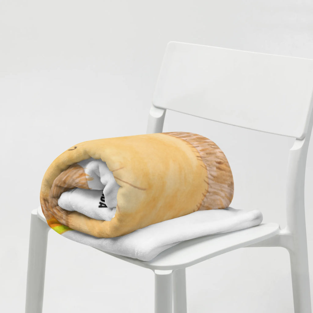 Kocyk dla niemowląt jeż Modlić się Motywy zwierzęce, dobra energia, zabawne powiedzonka, zwierzęta