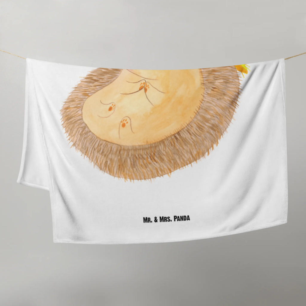 Kocyk dla niemowląt jeż Modlić się Motywy zwierzęce, dobra energia, zabawne powiedzonka, zwierzęta