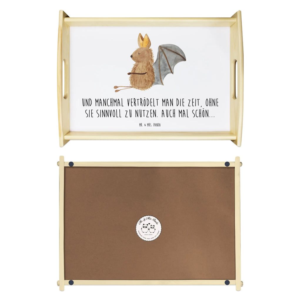 Serviertablett Fledermaus sitzend Dekotablett, Holztablett, Frühstückstablett, Küchentablett, Tablett, Serviertablett, Tiermotive, Gute Laune, lustige Sprüche, Tiere, Motivation, Fledermäuse, entspannen, Fledermaus