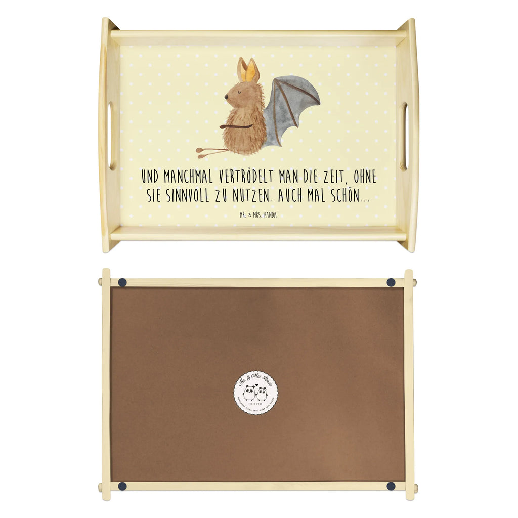 Serviertablett Fledermaus sitzend Dekotablett, Holztablett, Frühstückstablett, Küchentablett, Tablett, Serviertablett, Tiermotive, Gute Laune, lustige Sprüche, Tiere, Motivation, Fledermäuse, entspannen, Fledermaus