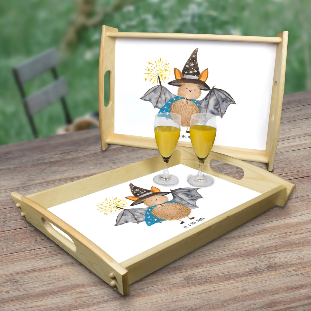 Serving tray bat wizard Tablett, Holztablett, Serviertablett, Dekotablett, Küchentablett, Frühstückstablett, Tiermotive, Gute Laune, lustige Sprüche, Tiere, Zauberer, Magier, Fledermäuse, Fledermaus, reinsteigern, Frauen