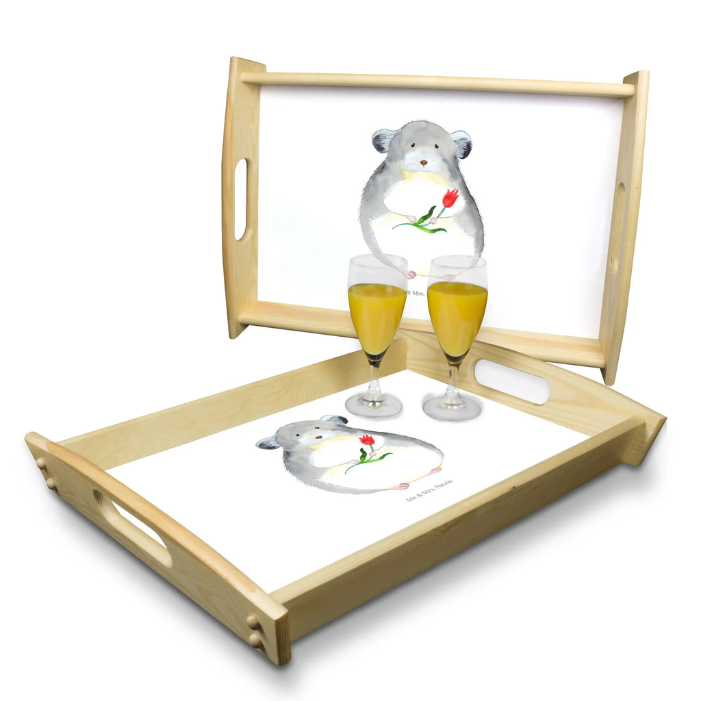 Serving tray chinchilla flower Dekotablett, Serviertablett, Küchentablett, Frühstückstablett, Holztablett, Tablett, Tiermotive, Gute Laune, lustige Sprüche, Tiere, Liebeskummer, traurig sein, Büro, Chaos, Büroalltag, Chinchilla, Glücklichsein, Kummer, Depressionen, Chinchillas