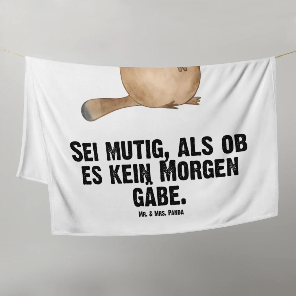 Kocyk dla niemowląt dziobak Odwaga Zwierzeta morskie, Morze, Wakacje