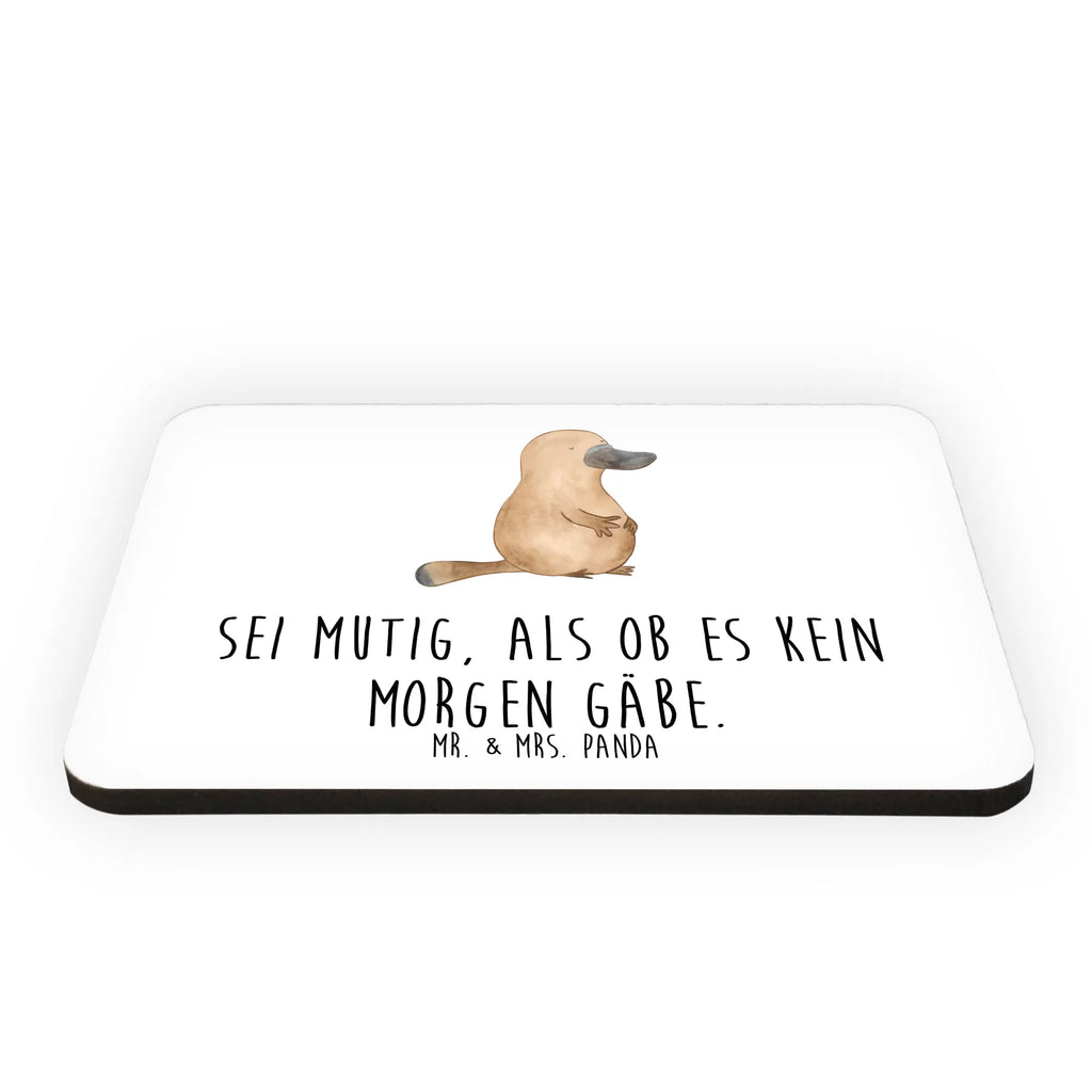 Magnet platypus courage Kühlschrank Dekoration, Souvenir Magnet, Notiz Magnet, Whiteboard Magnet, Pinnwandmagnet, Motivmagnete, Dekomagnet, Kühlschrankmagnet, Meerestiere, Meer, Urlaub, Training, Raodtrip, Schnabeltiere, Neuanfang, Schnabeltier, Weltreise, Neustart, Lebensweisheit, Arbeit, mutig, Motivation, Büro, Mut