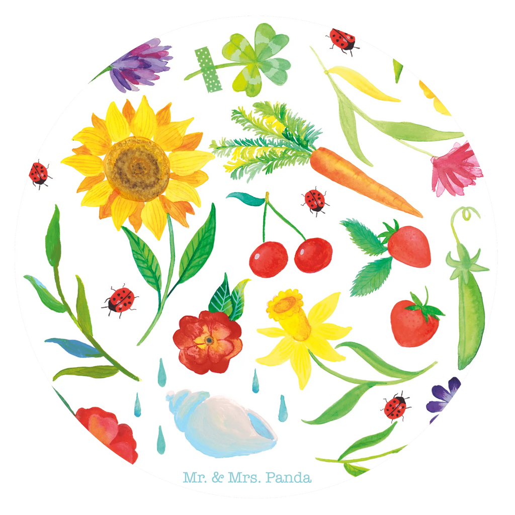 Round sticker Summer sticker, Sticker, label, round, children, Nature, joy of life, love, Flower motive, Summer, Gift gardener, Decoration, Season motive, Decoration house, Sun picture, August, July, June