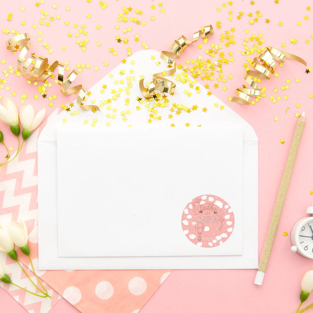 Rund Aufkleber Heißluftballon Leben Etikett, Sticker, rund, Aufkleber, Kinder, Blumen Deko, Frühlings Deko, Sommer Deko, Dekoration, positive Botschaft, Naturliebhaber, Outdoor, Natur, Abenteuer, Deko Haus, Leben, Zitat, Heißluftballon, Spruch Leben, Inspiration, erleben, glücklich sein, Das Leben ist schön