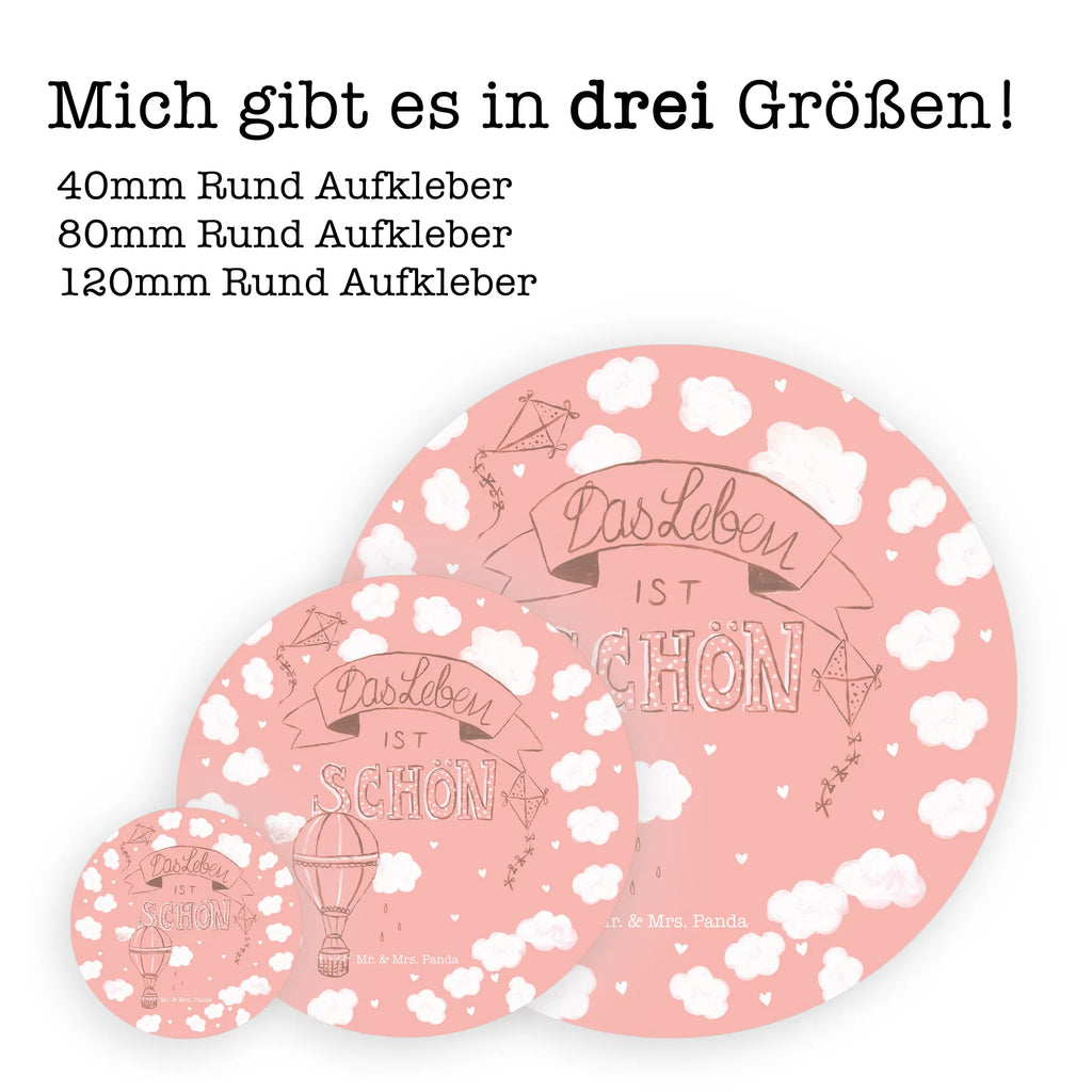 Rund Aufkleber Heißluftballon Leben Etikett, Sticker, rund, Aufkleber, Kinder, Blumen Deko, Frühlings Deko, Sommer Deko, Dekoration, positive Botschaft, Naturliebhaber, Outdoor, Natur, Abenteuer, Deko Haus, Leben, Zitat, Heißluftballon, Spruch Leben, Inspiration, erleben, glücklich sein, Das Leben ist schön