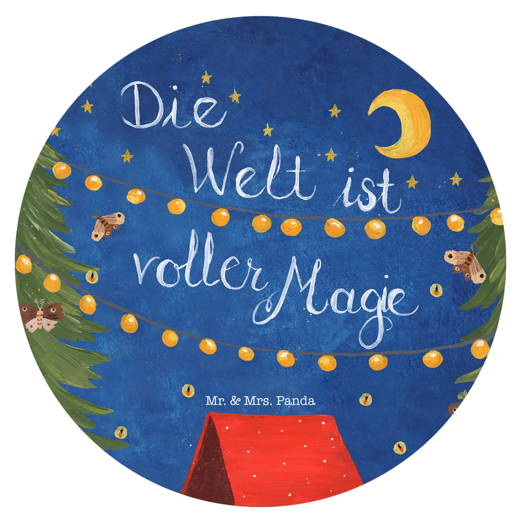 Rund Aufkleber Die Welt ist voller Magie rund, Sticker, Aufkleber, Etikett, Kinder, Blumen Deko, Frühlings Deko, Sommer Deko, Dekoration, positive Botschaft, Naturliebhaber, Outdoor, Natur, Abenteuer