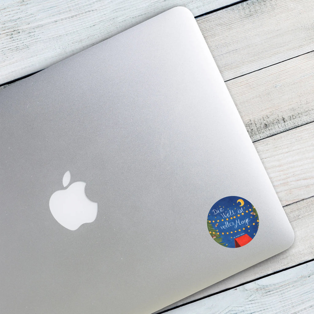 Rund Aufkleber Die Welt ist voller Magie rund, Sticker, Aufkleber, Etikett, Kinder, Blumen Deko, Frühlings Deko, Sommer Deko, Dekoration, positive Botschaft, Naturliebhaber, Outdoor, Natur, Abenteuer