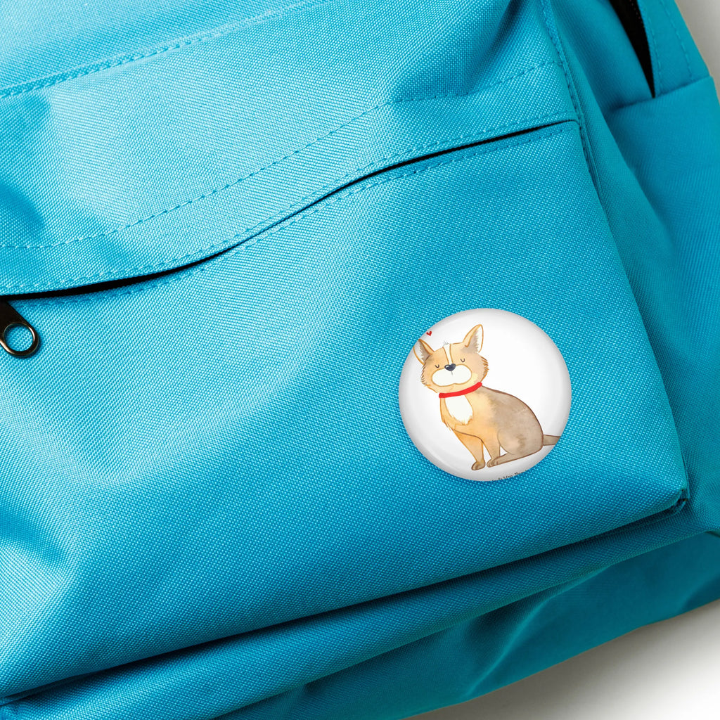 Button Dog Luck Button, 50mm Button, Lapel Pin, Pin, dog, mutt, hound, woof, dog mama, dog breed, love dogs, love for dogs, dog decorative items, bag with dog print, funny gifts for dog owners, what do you give a dog lover, Christmas gifts for dogs, gifts for dogs, dog sayings, love, slogan, Corgie, dog love, dog owner, dog mom