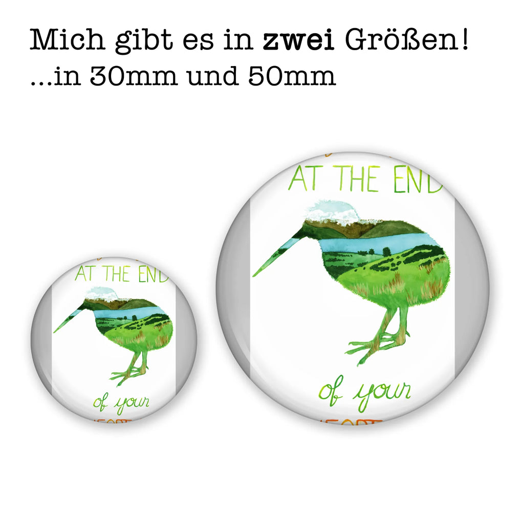 Button Kiwi New Zealand 50mm Button, Lapel Pin, Pin, Button, Nature, joy of life, love, kiwi, motivation, life, New Zealand, kiwi bird, life begins, comfort zone