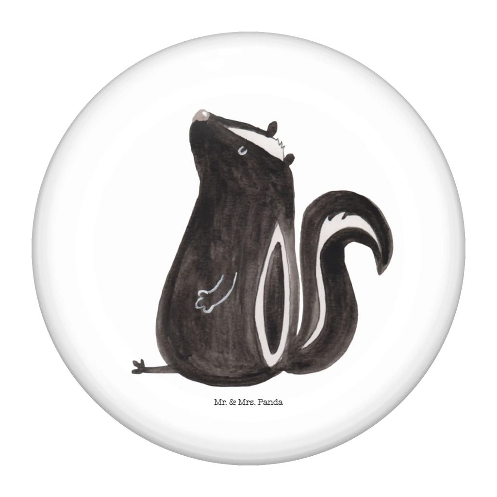 Button skunk Sit Pin, 50mm Button, Button, Lapel Pin, Skunk, office, predator, know-it-all, law, skunk, stinky, slogan, wild animal, stinker