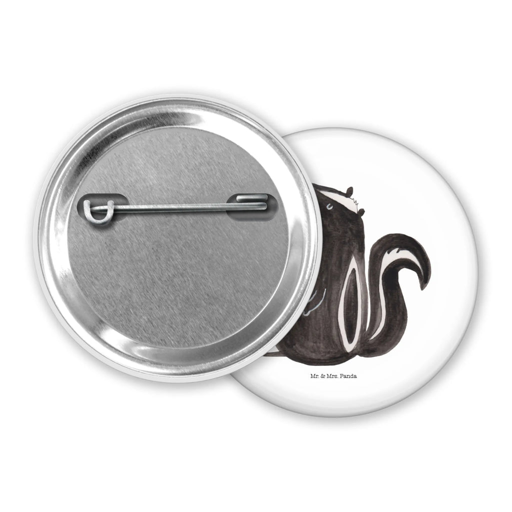 Button skunk Sit Pin, 50mm Button, Button, Lapel Pin, Skunk, office, predator, know-it-all, law, skunk, stinky, slogan, wild animal, stinker