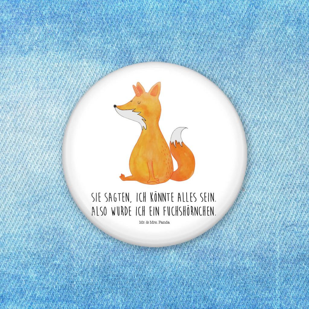 Button unicorn Fox 50mm Button, Lapel Pin, Pin, Button, unicorn, unicorns, foxes, fox horns, fox, foxycorn
