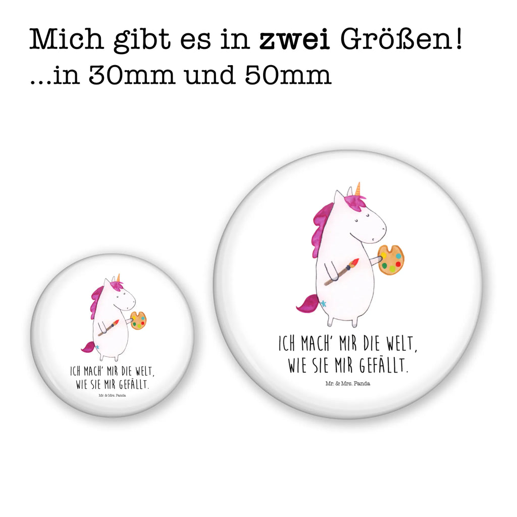 Button unicorn Artist Button, Lapel Pin, Pin, 50mm Button, unicorn, unicorns, Painting, Artist gift, Gift, Artist, Drawing, Unicorn, Artist present, World, Brush, Painter gift, Pen, English