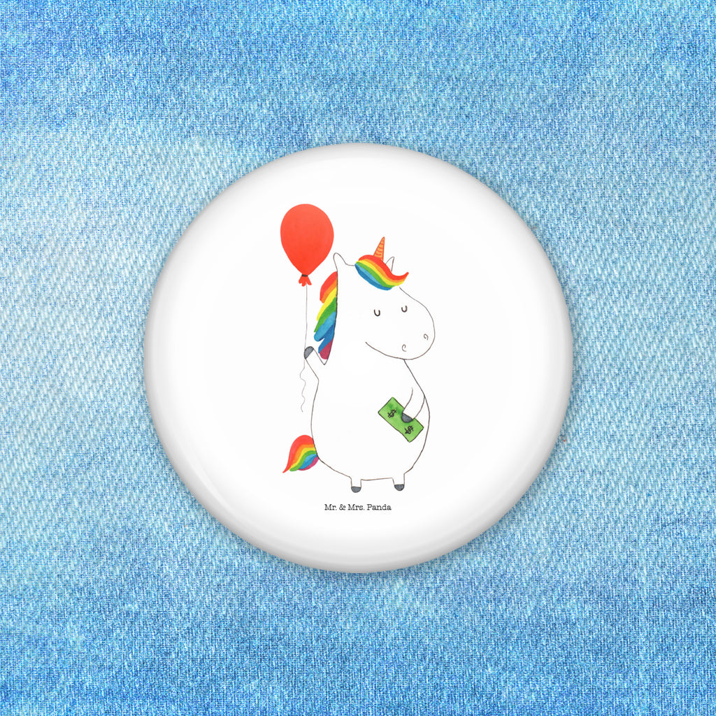 Button Einhorn Luftballon 50mm Button, Button, Pin, Anstecknadel, Einhorn, Einhörner, Einhorn Deko, Pegasus, Unicorn, Luftballon, Geld, Lebenslust, Freude, Geschenk, Freundin