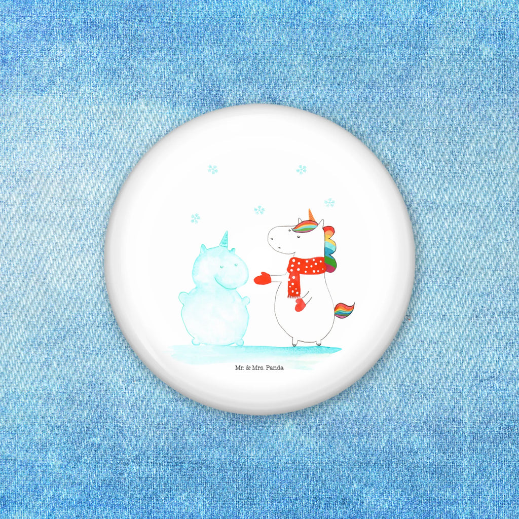 Button unicorn snowman Pin, Button, 50mm Button, Lapel Pin, unicorn, unicorns, Winter, Christmas, Gloves, Snow, Cold, winter gift, Christmas Motif, X-Mas, present, Snowman, Cake, Unicorn, Cap