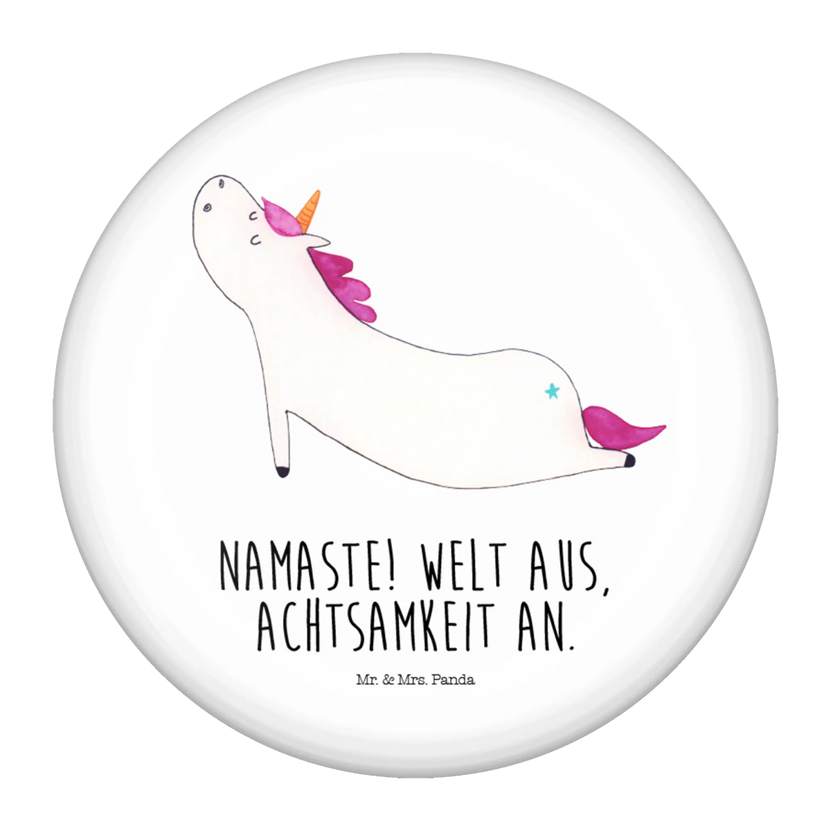 Button unicorn yoga