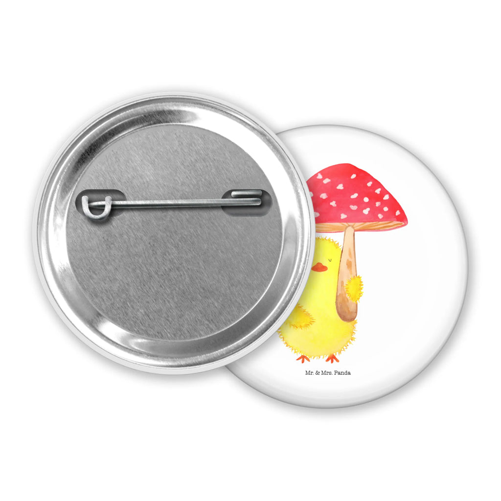 Button chick toadstool Pin, 50mm Button, Lapel Pin, Button, Easter, Easter bunny, Easter greetings, Happy Easter, Chicks, Lucky, Toadstool