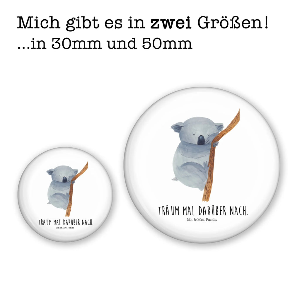 Button koala Pin, Lapel Pin, 50mm Button, Button, small animals, cute, funny, cute animal motives, hand drawn, small world, funny sayings, good mood, happy, gifts, gift ideas, special gifts, animal lover, card, Koala, bear, dreamland, koala bear, sleeping, bedroom, dream