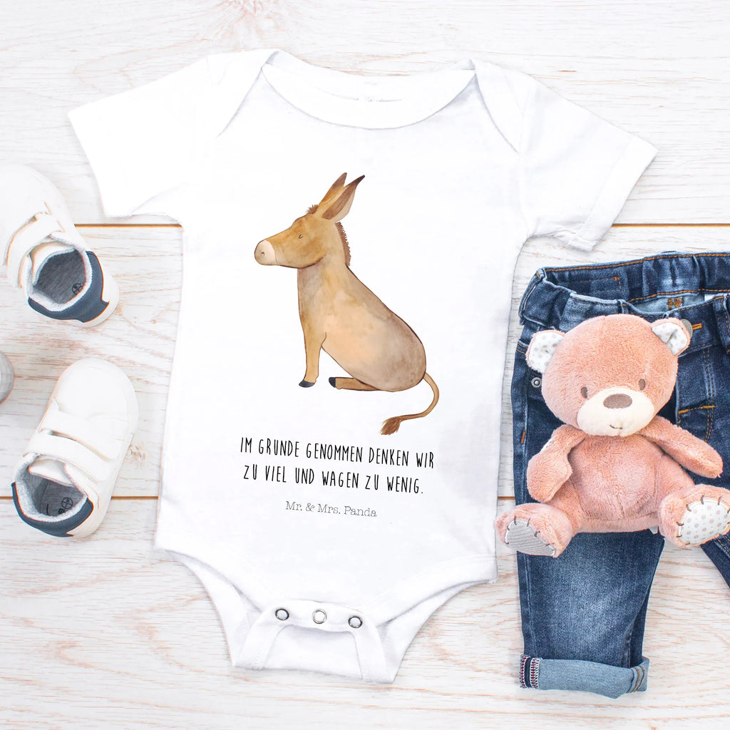 Organic Baby Body Donkey babyanzug, Babystrampler, babykleidung body, Babybody, overall baby, bio babybody, baby overall, Baby-Body, Baby Body, Strampler, Einteiler, strampelanzug, babykleidung strampler, Tiere, Tiermotive, Lustige Sprüche, Gute Laune, Positive Gedanken, Lebensziel, Tapferkeit, Mut, Weisheit, Lebensglück, Erfolg, Esel, Lebensmut, Ziel, Zuversicht