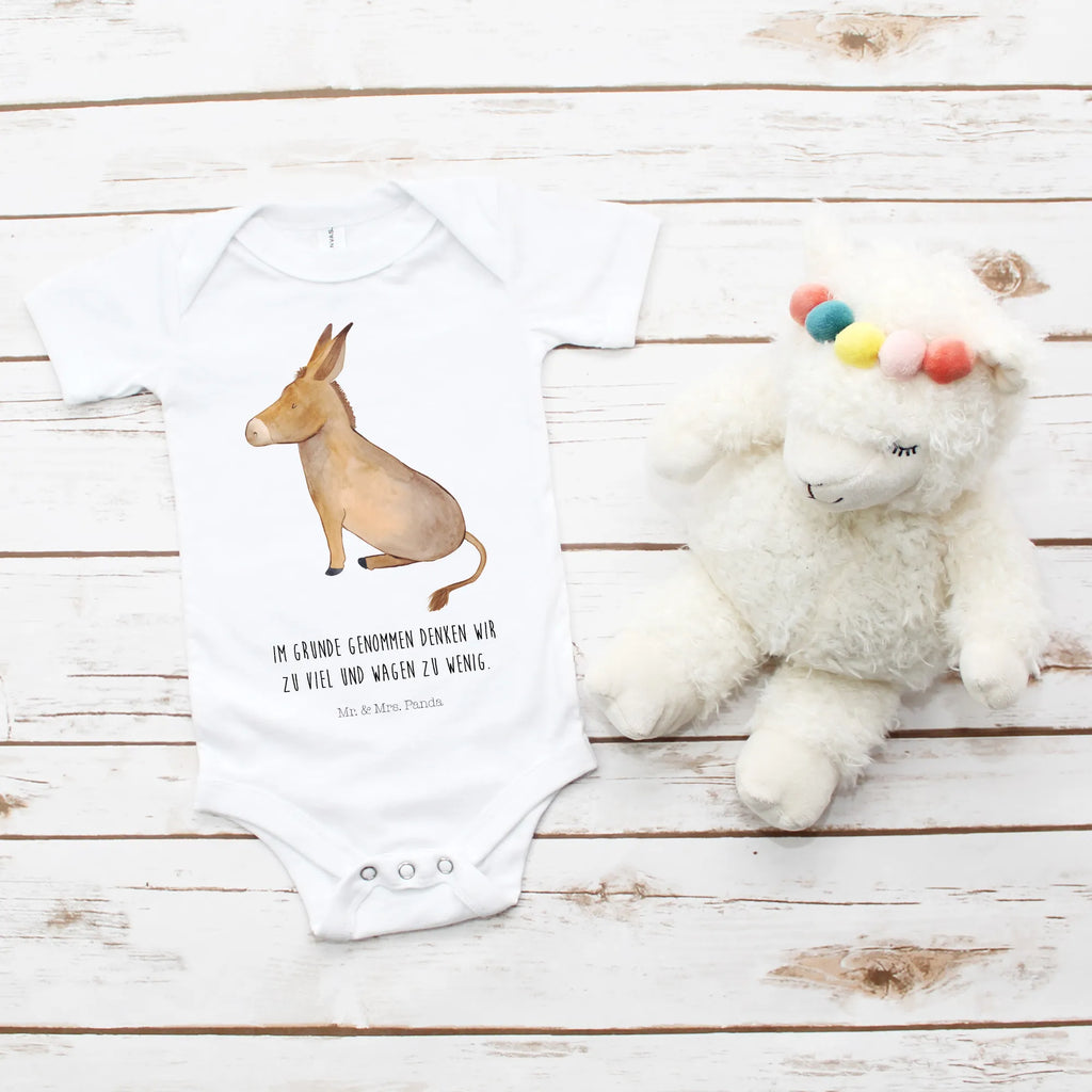 Organic Baby Body Donkey babyanzug, Babystrampler, babykleidung body, Babybody, overall baby, bio babybody, baby overall, Baby-Body, Baby Body, Strampler, Einteiler, strampelanzug, babykleidung strampler, Tiere, Tiermotive, Lustige Sprüche, Gute Laune, Positive Gedanken, Lebensziel, Tapferkeit, Mut, Weisheit, Lebensglück, Erfolg, Esel, Lebensmut, Ziel, Zuversicht
