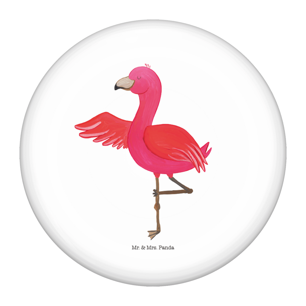 Button Flamingo Yoga 50mm Button, Button, Pin, Anstecknadel, Flamingo, Vogel, Yoga, Namaste, Achtsamkeit, Yoga-Übung, Entspannung, Ärger, Aufregen, Tiefenentspannung