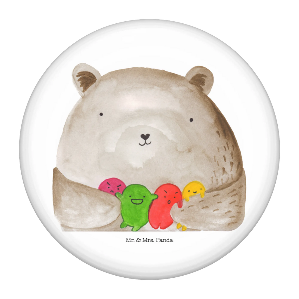 Button bear Feeling Pin, Button, Lapel Pin, 50mm Button, bear, teddy, teddy bear, cuddly toy, Madness, Bear