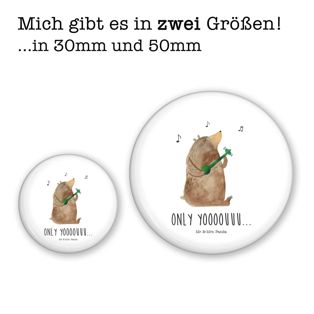 Button bear guitar Pin, Lapel Pin, 50mm Button, Button, bear, teddy, teddy bear, cuddly toy