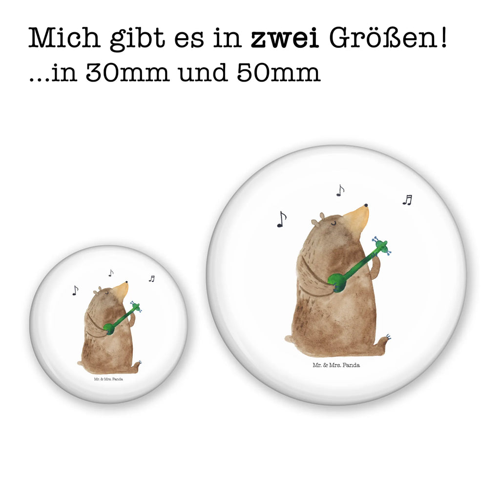 Button bear guitar Pin, Lapel Pin, 50mm Button, Button, bear, teddy, teddy bear, cuddly toy