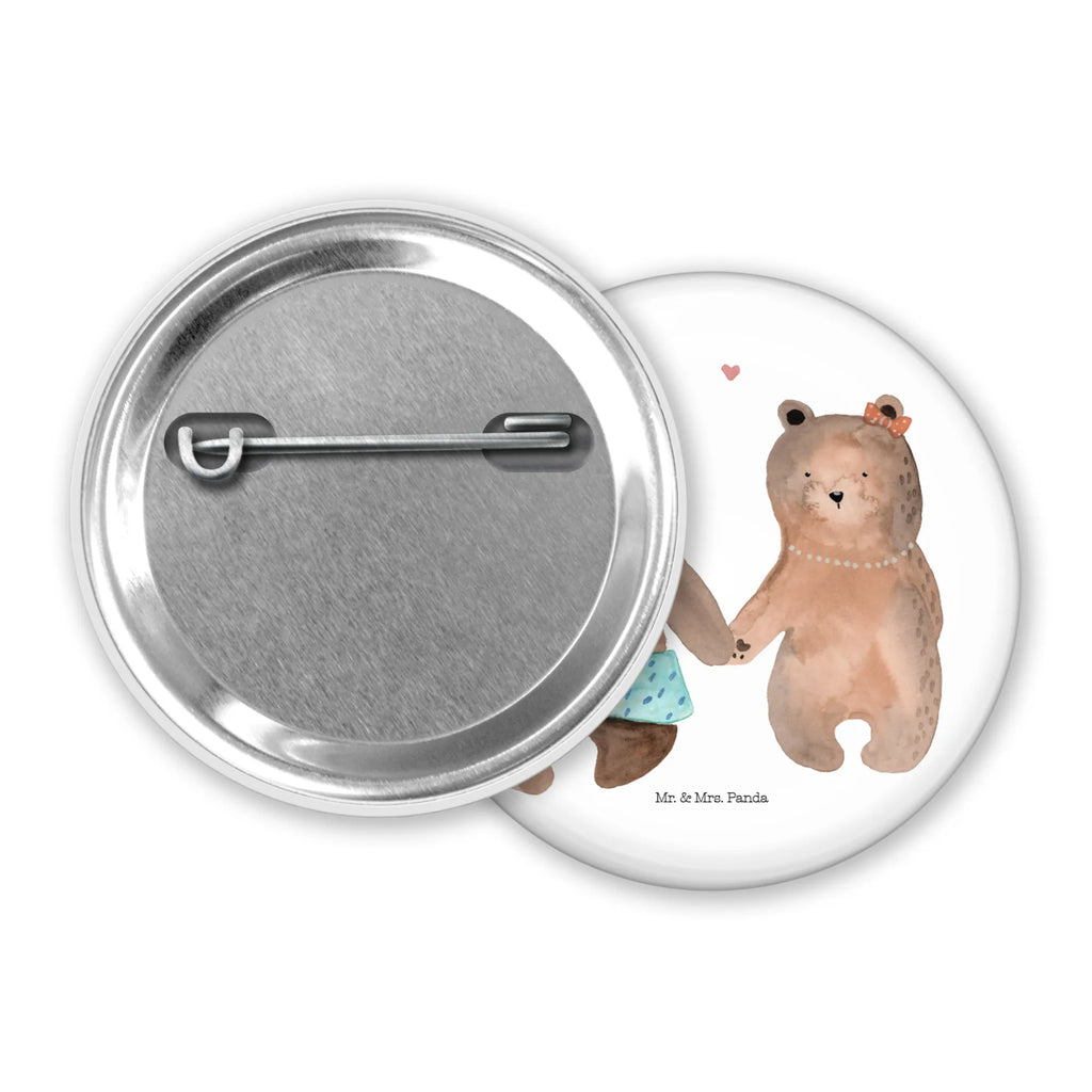 Button bear Girlfriend Pin, Lapel Pin, Button, 50mm Button, bear, teddy, teddy bear, cuddly toy, bear girlfriend best friend love proof of love loves buddy buddy