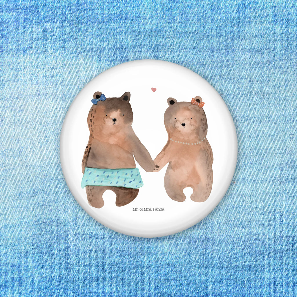 Button bear Girlfriend Pin, Lapel Pin, Button, 50mm Button, bear, teddy, teddy bear, cuddly toy, bear girlfriend best friend love proof of love loves buddy buddy