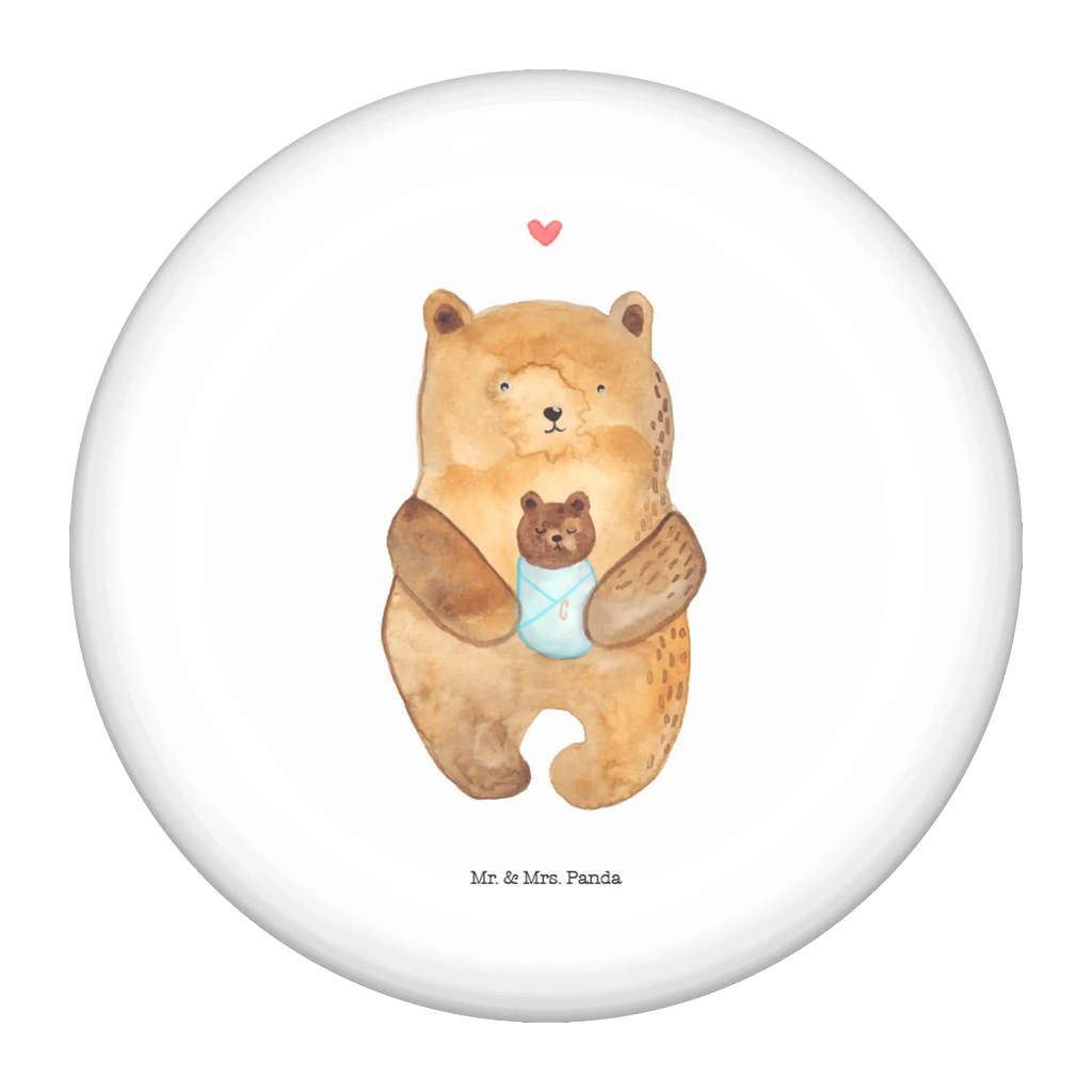 Button bear infant 50mm Button, Pin, Button, Lapel Pin, bear, teddy, teddy bear, cuddly toy, mother, baby, birth, baptism, baptized child, grandson, birthday, parents, niece, grandchild, nephew, congratulations