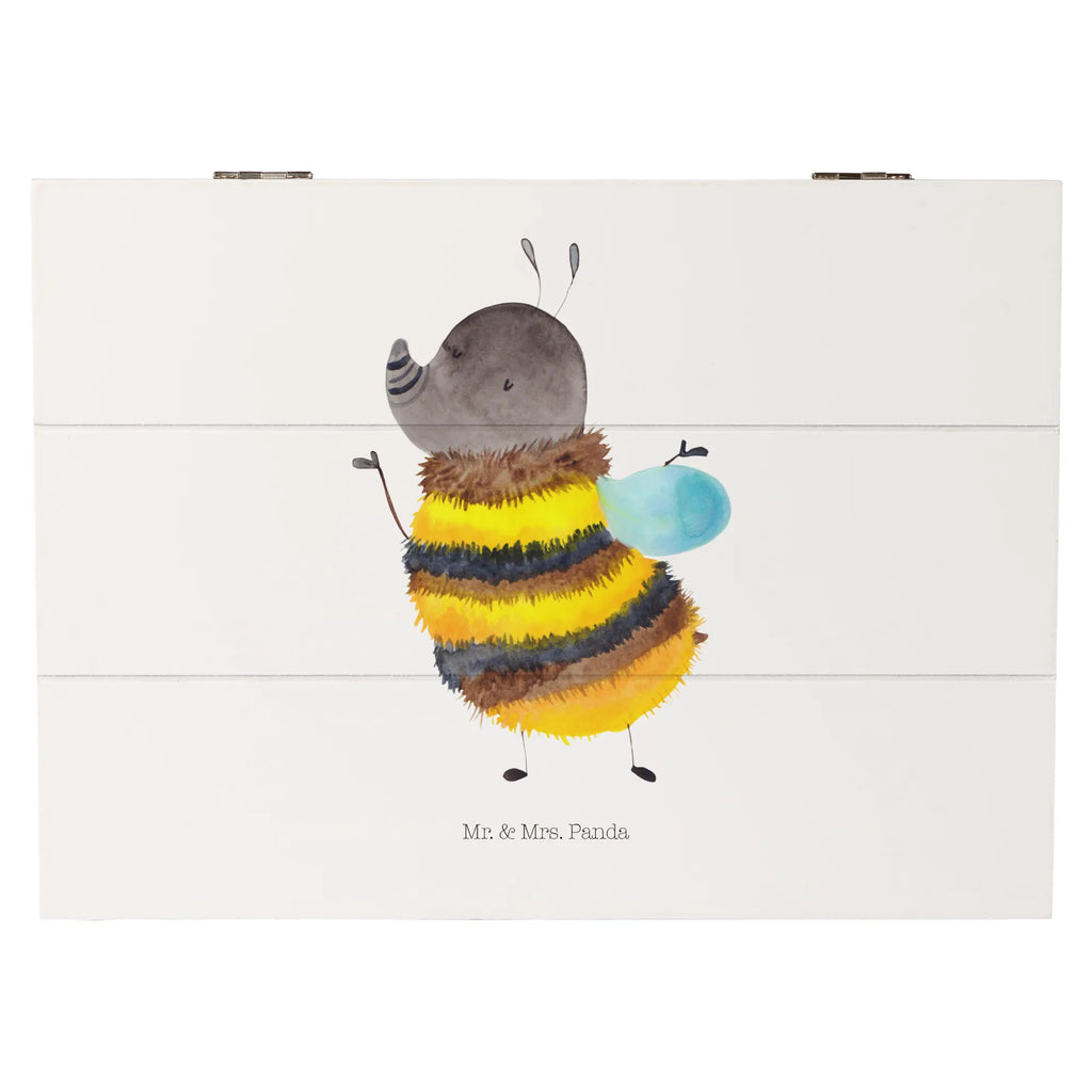 Holzkiste Hummel flauschig Erinnerungsbox, Dekokiste, Erinnerungskiste, Kiste, Holzkiste, Geschenkbox, Schatzkiste, Schatulle, Truhe, Geschenkdose, XXL, Aufbewahrungsbox, Tiermotive, Gute Laune, lustige Sprüche, Tiere, Flauschig, Hummel, Natur, Biene, Blume
